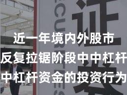 近一年境内外股市在指数反复拉锯阶段中中杠杆资金的投资行为趋势