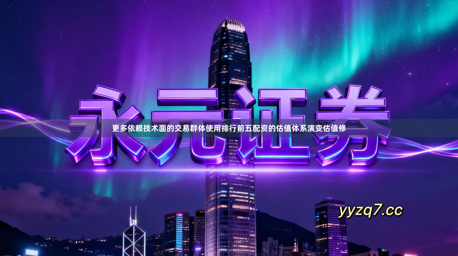 更多依赖技术面的交易群体使用排行前五配资的估值体系演变估值修